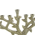 thumbnail image 6 of Northlight Tree Trunk-Shaped Brass Hanukkah Menorah - 11.5" - Gold Finish, 6 of 6