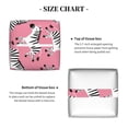 thumbnail image 5 of Yiaed Cute Cartoon Zebra Print Tissue Box Cover, PU Leather Decorative Organizer for Tabletop, Bathroom, Car, Office Creative Decorative, 5 of 7