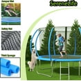 thumbnail image 2 of SENCHO GINSYTALIOR 16FT Trampoline for 2-3 Kids & 2 Adults Recreational Trampoline W/ Enclosure Net Outdoors Trampoline, 2 of 8