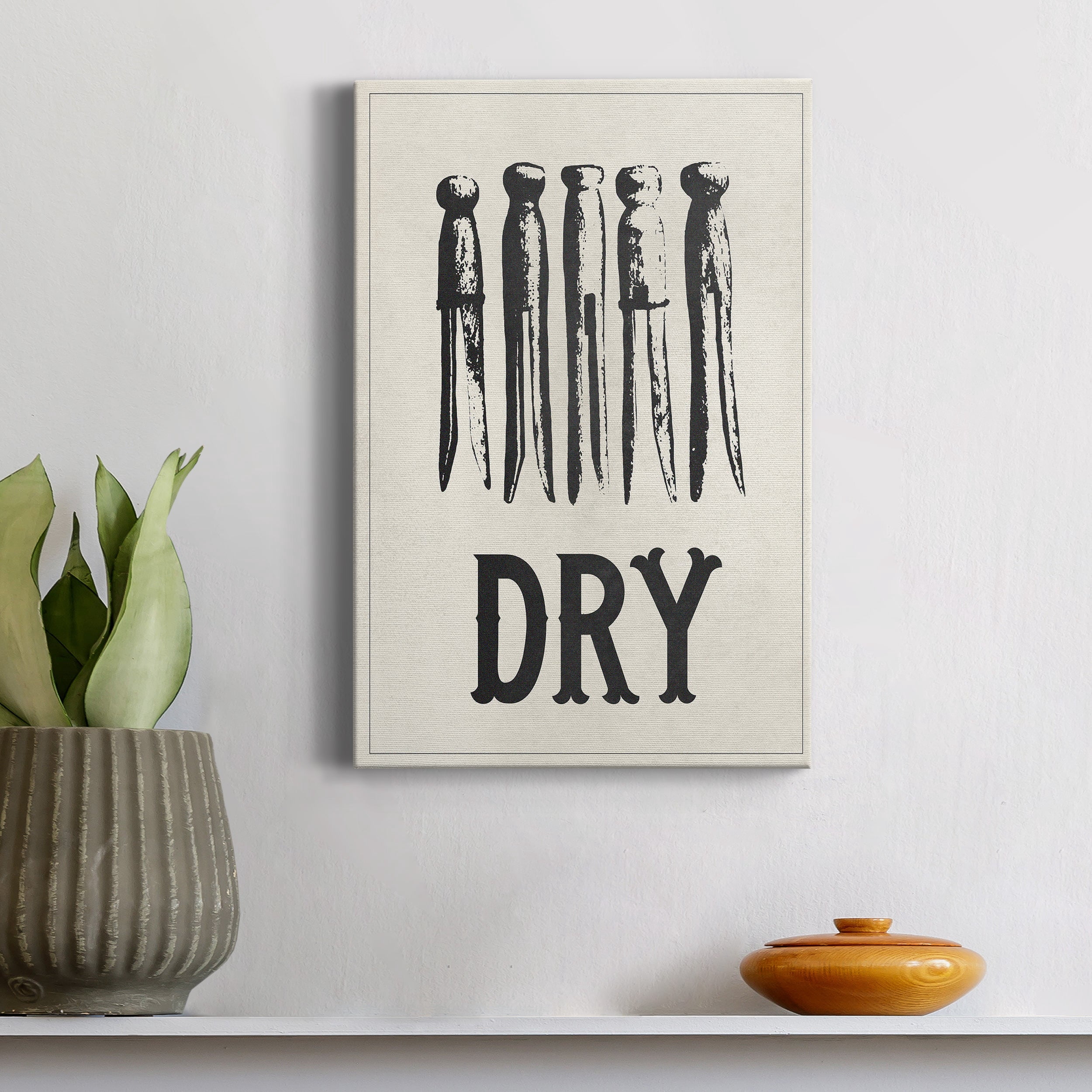 Vintage Laundry II Premium Gallery Wrapped Canvas - Ready to Hang