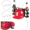 thumbnail image 2 of Sombrero de bebida, sombrero de cerveza de bebida de plástico, sombrero de cerveza de Copa con pajita, juego de bolas de válvula, fiesta de cumpleaños, pieza de trabajo roja Shuxiu Wang 9024719153001, 2 of 5