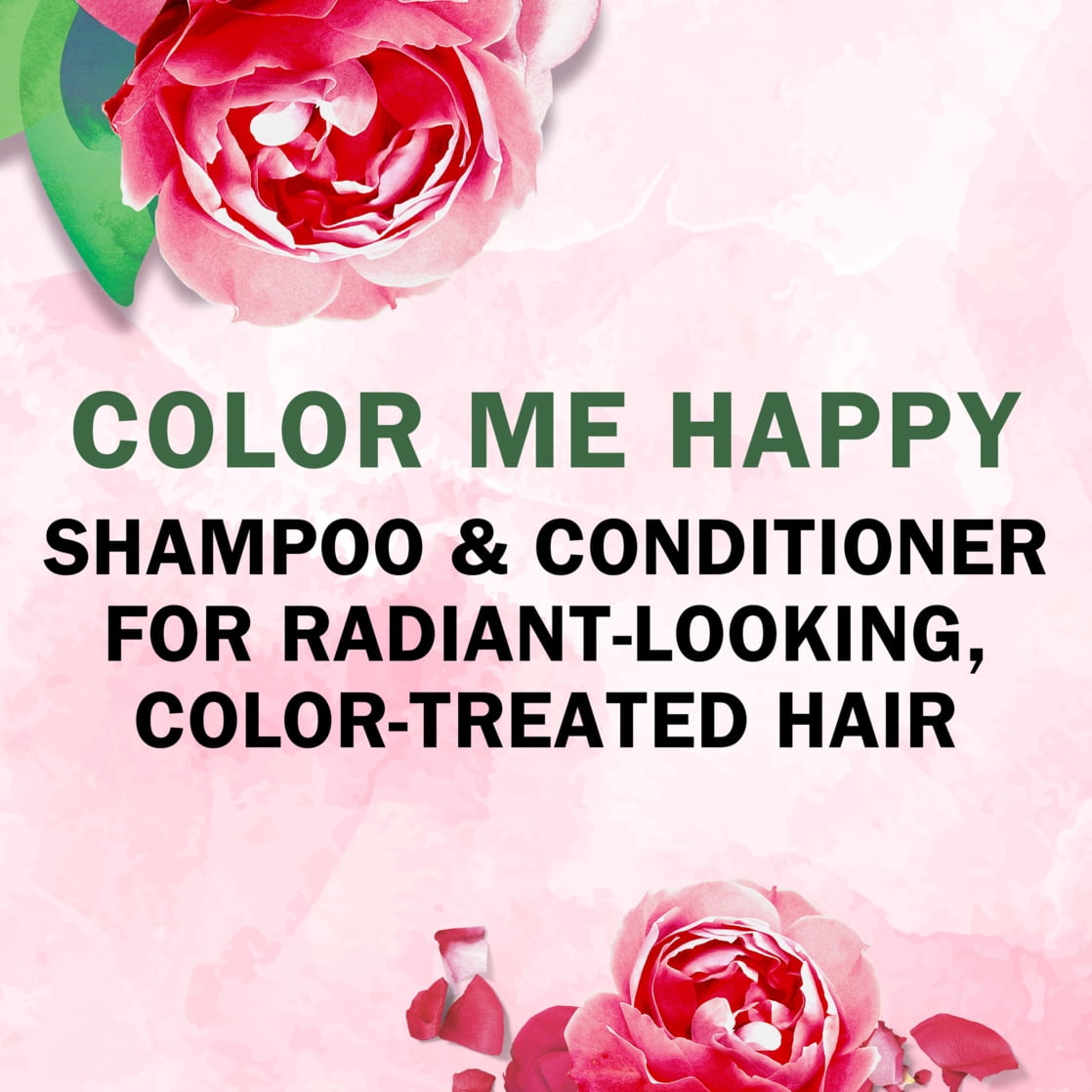(4 pack) Herbal Essences Color Me Happy Shampoo and Conditioner Set for Color-Treated Hair, 11.7 oz