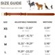 thumbnail image 2 of Leather Dog Collar, Adjustable Dog Collar Soft Padded Leather Cushion for Small, Medium or Large Dogs, Brown, M, 2 of 5