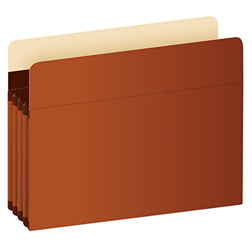 Pendaflex Expanding Accordion File Pockets, Extra Durable, Expands 3.5&quot;, Legal Size, Reinforced with Dupont Tyvek Material, 10/Box (15423), Brown