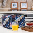 thumbnail image 6 of Xecao Colorful Sushi Food Art Print 4 Slice Toaster Cover with Pockets, Small Appliance Cover, Dust and Fingerprint Protection, Machine Washable, 6 of 7