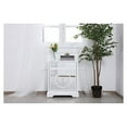 thumbnail image 2 of Elegant Decor MF81016WH 24 in. Modern Mirrored Cabinet - White, 2 of 4