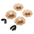 thumbnail image 3 of Paquete de 4 mini Platillos de mano Zulema para danza del vientre instrumento Musical, 3 of 8