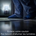 thumbnail image 4 of Luz de noche LED integral, 2 piezas, con sensor automático, día/noche, enchufe, blanco mate Fason GX-472, 4 of 6