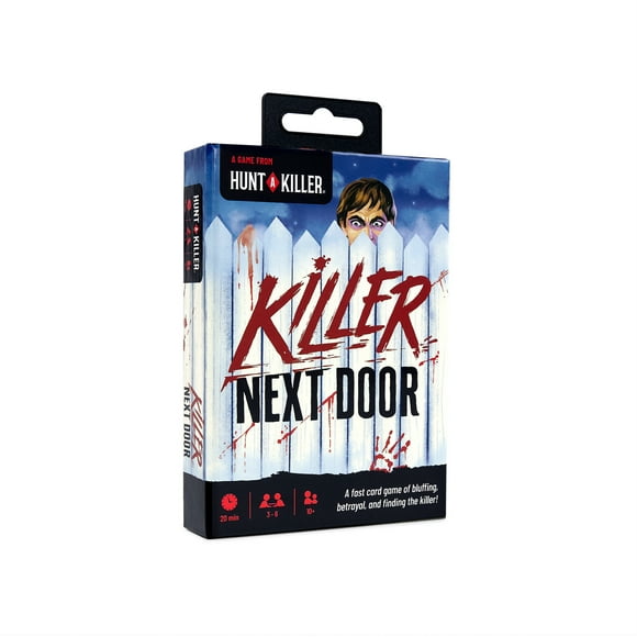 Hunt A Killer: Killer Next Door – Social Deduction Card Game for Families and Adults, Fast-Paced Mystery Game for 3–6 Players, Ages 10+
