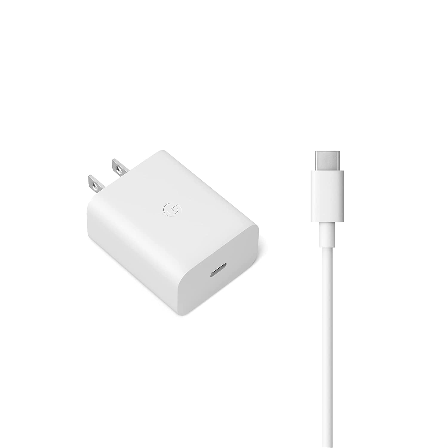 Google 30W Fast Charge USB-C Charger and Cable - White (G9BR1)