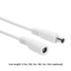 thumbnail image 4 of Cable de extensión de alimentación DC 12V-24V Cable de alimentación hembra macho de 5,5x2,1 mm (1 m) WDOplteas  Para estrenar, 4 of 8