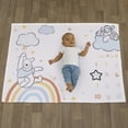thumbnail image 2 of Disney Winnie The Pooh Rainbow Super Soft Milestone Baby Blanket with Felt Marker, Infant Unisex, 40 x 50", 2 of 6