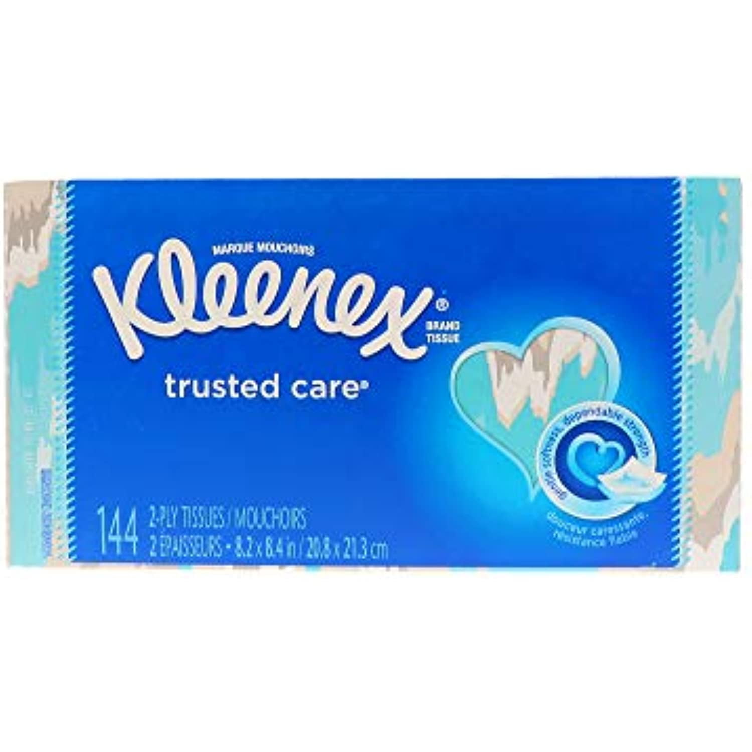 Kleenex Facial Tissue 144 Ct , Case Of 24 Units
