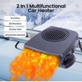 thumbnail image 2 of Calefactor para auto KINOWJI 12 V portátil con desempañador giratorio 360°, 2 of 7