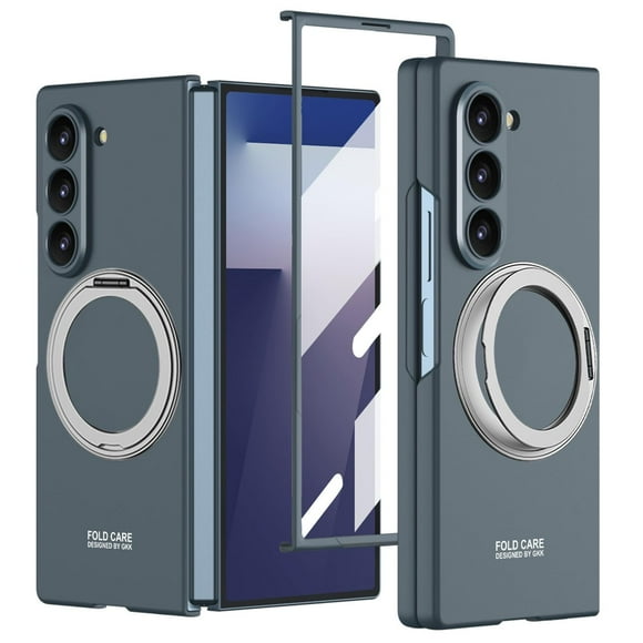 Funda plegable YQODSZ para Samsung Galaxy Z Fold 7 con forma de anillo magnético