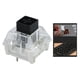 thumbnail image 5 of Interruptores de caja perfke para teclados mecánicos para juegos Resistente al polvo Negro, 5 of 5