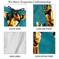 thumbnail image 4 of luoweisi Men's Beach Shorts Quick Dry Swim Trunks with Mesh Lining Giraffe XL, 4 of 5