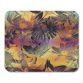 thumbnail image 1 of JSDART Vintage Floral Purple Pink Grey Black Orange Gold Roses Mousepad Mouse Pad Mouse Mat 9x10 inch, 1 of 1