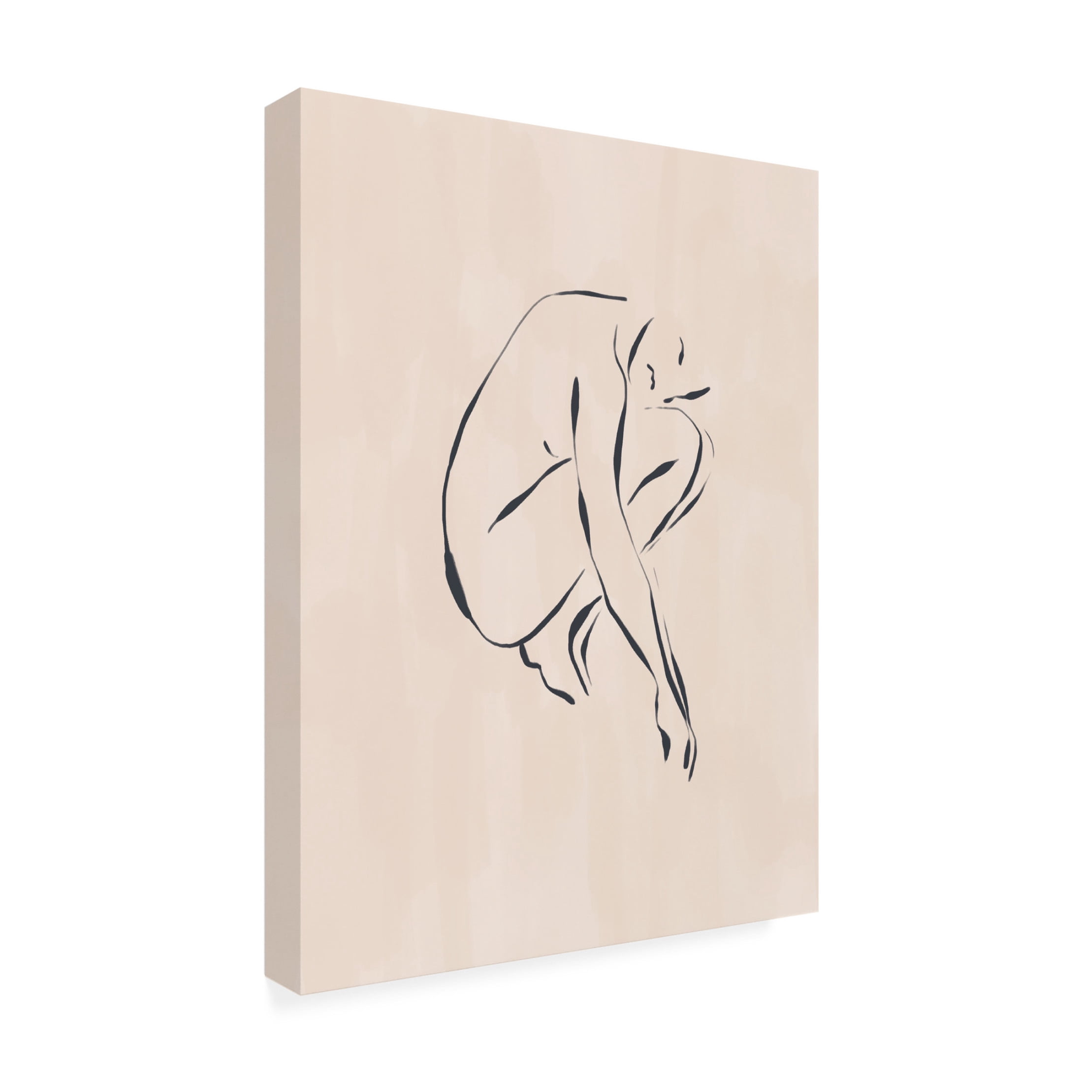 Trademark Fine Art Ivy Green Illustrations Sitting Contemplating Canvas Wall Art