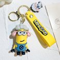 thumbnail image 1 of Llavero Kawaii de Minions, modelo de juguetes de dibujos animados, colgante de silicona, accesorios de llavero de mochila de coche del zodiaco chino, Cosplay, 1 of 5