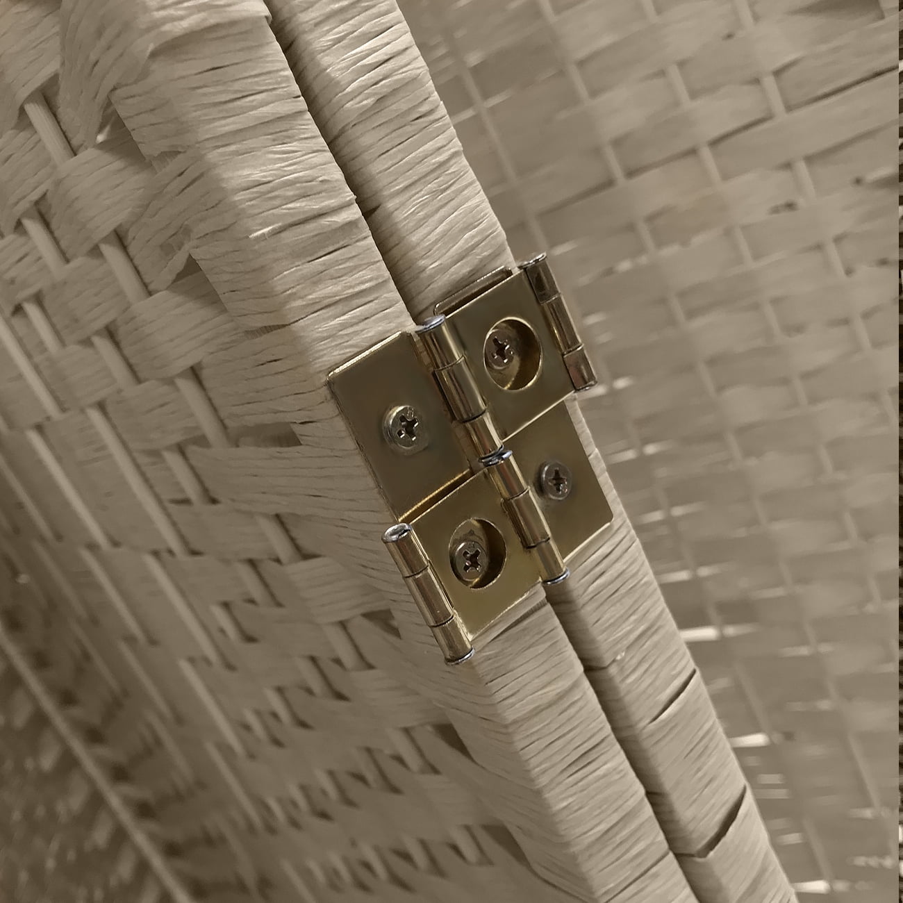 Sorbus 8 Panel Privacy Screen Room Divider: 6 ft. Tall, Extra Wide Hinged Panels, Double-Weaved