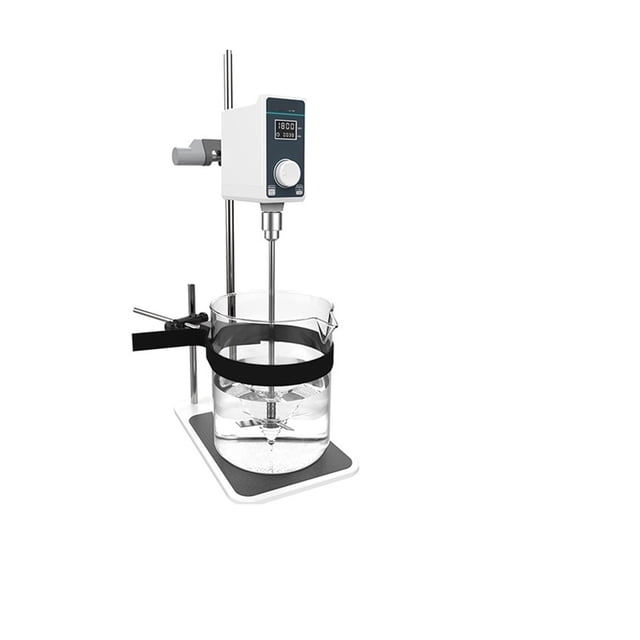 Liquid Mixer Lab Electric Stirrer Digital Display Overhead Stirrer Adjustable Height Lab Equipment 20L 2000rpm ,Efficient Mixing