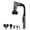 B, variant on EGNMCR Massage With Upgraded Extension Handle U-Shaped Massage Hot Compress Fitness Deep Tissue Back Muscles Neck Shoulders Waist Legs Portable a massager