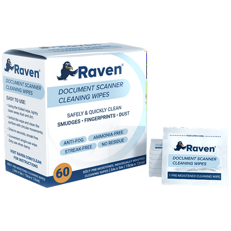 Raven Document Scanner Cleaning Wipes