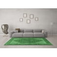 thumbnail image 3 of Ahgly Company Indoor Square Persian Emerald Green Traditional Area Rugs, 7' Square, 3 of 4