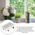 thumbnail image 3 of Mobutofu 2Pcs Sliding Window Security Locks Stainless Steel Window Lock Buckle Silver 11.8X4.7X1.3In, 3 of 5
