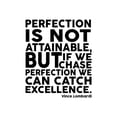 thumbnail image 2 of ArtsyQuotes 19x24 White Modern Wood Framed Museum Art Print Titled - Vince Lombardi Quote: Perfection, 2 of 4