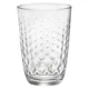thumbnail image 3 of Juego 6 Vasos De Vidrio Grueso, Diseño con Relieve, Bormioli, Modelo, Long Drink Glit, Vasos para Agua y Coctelería Capacidad 400 Ml, 3 of 6