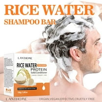 Kokovifyves Rice Water Hair Care Soap 100g, Bath Soap for Oil Control and Cleansing, Maintaining