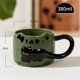 thumbnail image 4 of Vintage Cat Ceramic Mug 380ml-Cute Stacked Coffee Cup for Breakfast, Dormitory Use, Home Drinkware,Ideal Birthday Gift C, 4 of 5