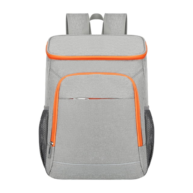Advancent térmica impermeable para aventuras al aire libre fabricada con tela Oxford y mochilas de poliéster carpas Gris con naranja
