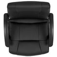 thumbnail image 6 of Scranton & Co Contemporary Faux Leather Mid Back Swivel Office Chair in Black, 6 of 12