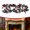 E, variant on Artificial Floral Vine Rose Garland Multipurpose Hanging Flower Vine, Realistic Dark Leaves with Roses & Berries Easy To Shape, Wreath Vine for Hanging Decoration 1Pcs