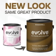 Evolve Latex Paint and Primer, Interior and Exterior Paint, Eggshell Finish, Posy Pink, 1 Gallon