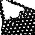 thumbnail image 5 of IBTOM CASTLE Kids Girls 50s Vintage Sleeveless Polka Dot Retro A-line Swing Dress Princess Birthday Party Dresses 8-9 Years Black Dots, 5 of 6