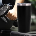thumbnail image 6 of 20 oz Tumbler Stainless Steel Tumblers with Lid Double Wall Vacuum Insulated Coffee Mug 20oz Cup for Hot and Cold Drinks, Black, 1 pack, 6 of 10