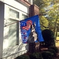 thumbnail image 2 of Black Boxer USA American Flag Canvas House Size, 2 of 5