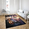 thumbnail image 4 of Spooky Halloween Night Witch Shiba Inu Glowing Pumpkins Indoor Rug Shibas Dog Lovers Gifts Idea Carpet Living Bed Room Sofa Home Decor - 12015, 4 of 5