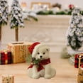 thumbnail image 4 of YOHAVEN Plush Christmas Figurines Snowmen Santa Claus Reindeer Bear Tree Ornaments Holiday Decorations for Home Party Display Front Door Christmas Decorations Winter Decor, 4 of 6