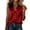 256#Red, variant on Womens Silk Satin Sleeveless Button Down Shirts Blouses Solid Casual Loose V Neck Classic Tank Tops for Work Office Red XL