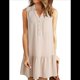 thumbnail image 1 of Vestidos de Mujer Verano 2025, Minivestido de Tirantes con Cuello en V, Abotonado, Sin Mangas, con Bolsillos, Color Albaricoque L, 1 of 8