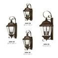 thumbnail image 4 of Brass Outdoor Lantern Fixture In Traditional Style 9.25 Inches Wide By 17.5 Inches High Hinkley Lighting 2425Cb, 4 of 4