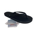 thumbnail image 6 of Rainbow Sandal Flirty Braidy Sandals Women's Black Leather Flip Flops, 6 of 6