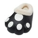 thumbnail image 4 of Zapatillas de felpa Macarena para adultos Carcasa impermeable Negro, 4 of 8