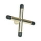 thumbnail image 2 of Cabezal de puente para taco de billar Accesorios de billar Taco de billar de fácil instalación Oro Negro, 2 of 9