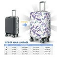 thumbnail image 6 of Vsdgher Lavender Flowers Print Luggage Cover Washable Suitcase Cover Protector Anti-scratch Suitcase cover Fits 18-32 Inch Luggage, 6 of 8